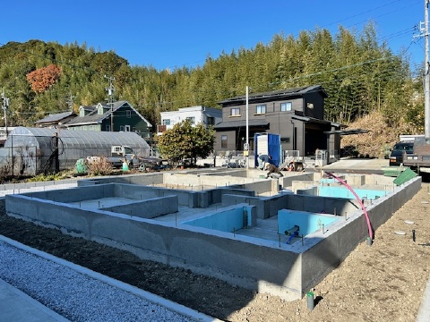 掛川市Y様邸基礎工事完了