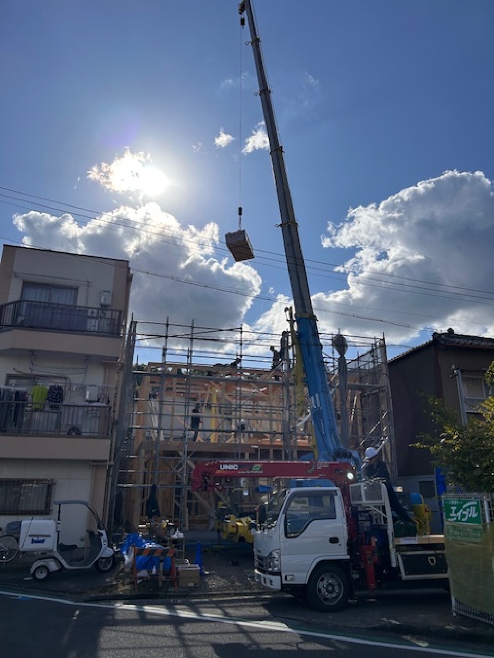 沓谷K様邸上棟2