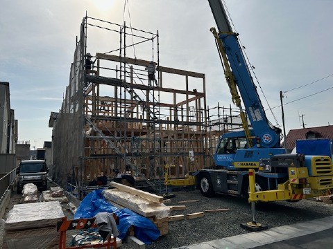 掛川市Y様邸上棟