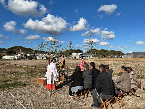 藤枝市水上M様邸地鎮祭