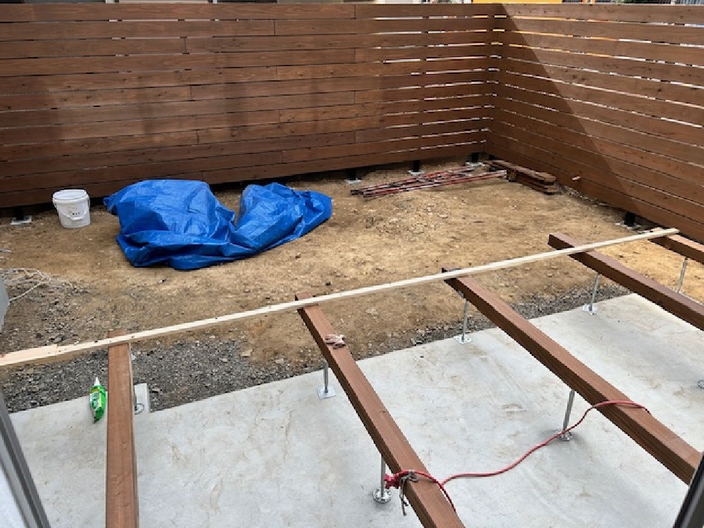 沓谷K様邸デッキ工事