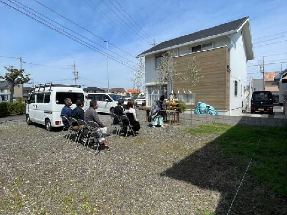 地鎮祭を執り行いました
