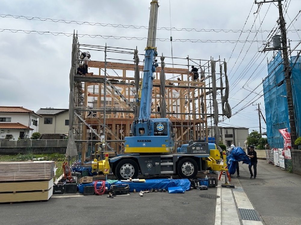 富士市今泉M様邸上棟