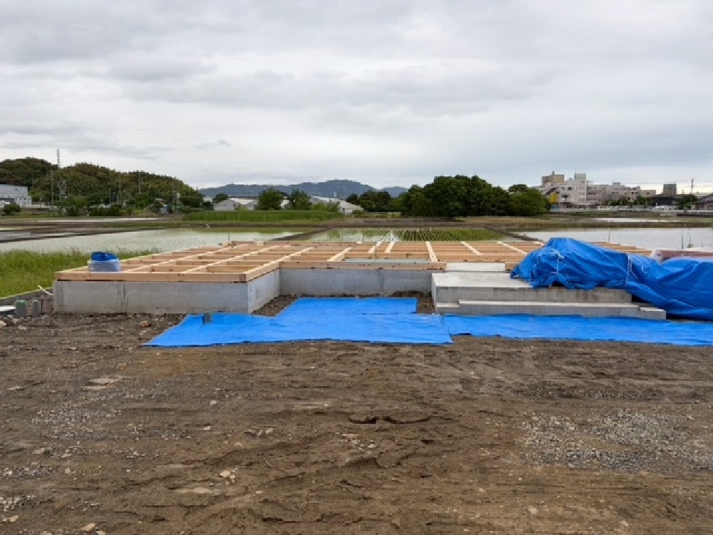 藤枝市水上M様邸土台据え