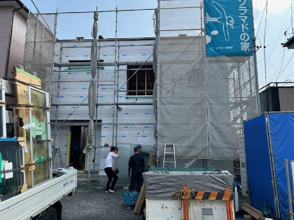 藤枝市志太K様邸サッシ工事