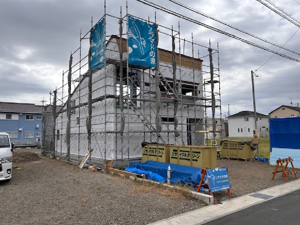 焼津市大村のソラマド透湿防水シート張り