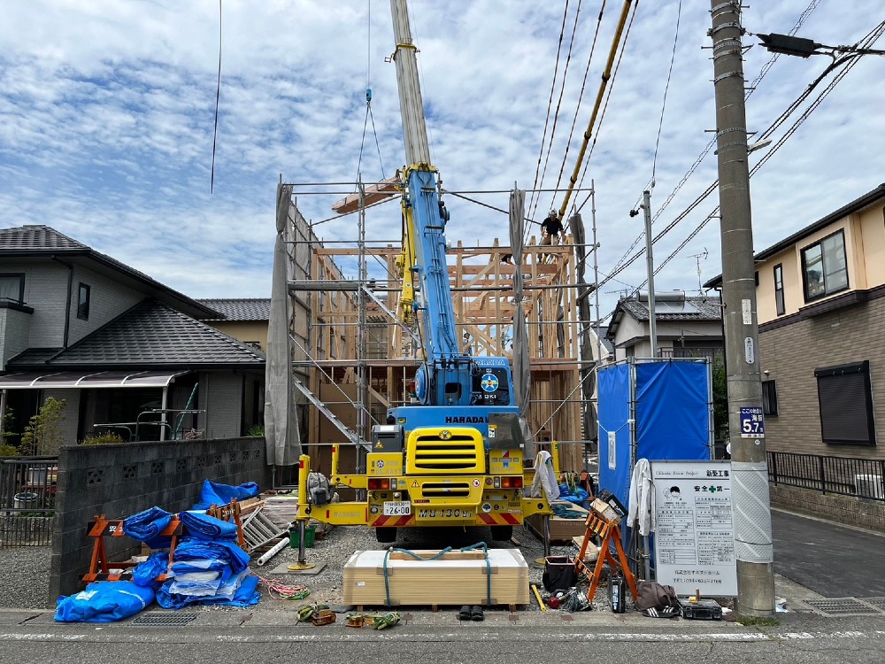 焼津市五ケ堀之内C様邸　上棟