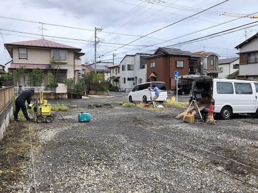 葵区岳美地盤調査