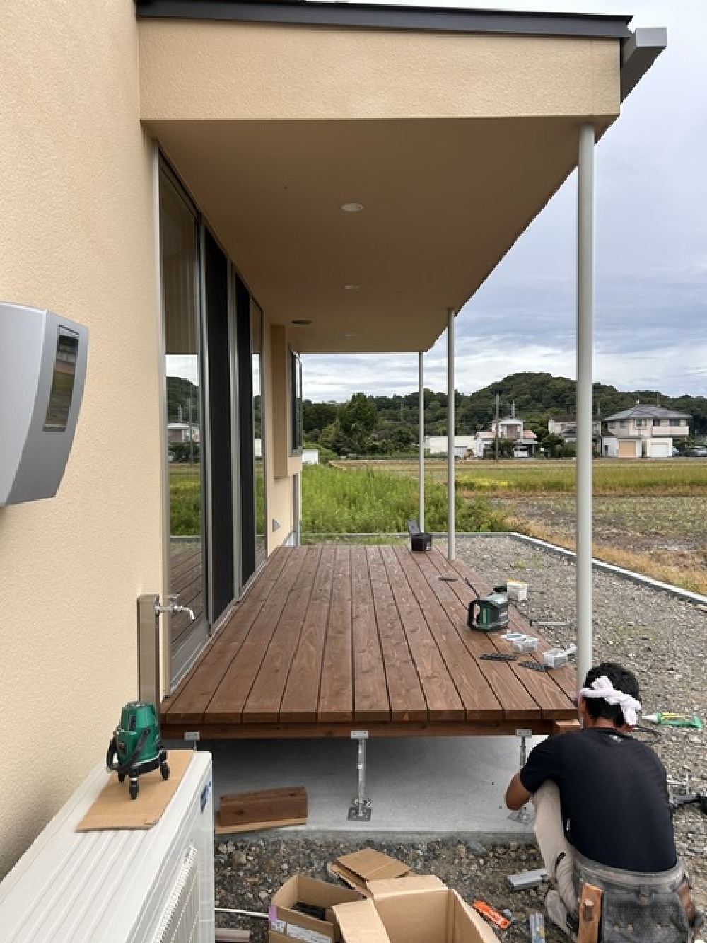 ウッドデッキを製作しました