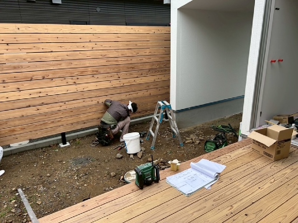 葵区下T様邸板塀