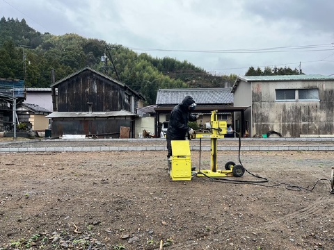 葵区下T様邸地盤調査