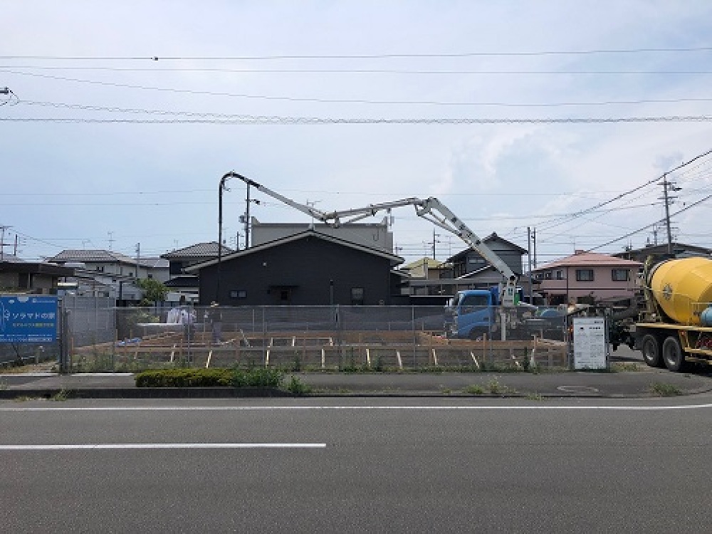 与惣次のｿﾗﾏﾄﾞｺﾝｸﾘｰﾄ打設