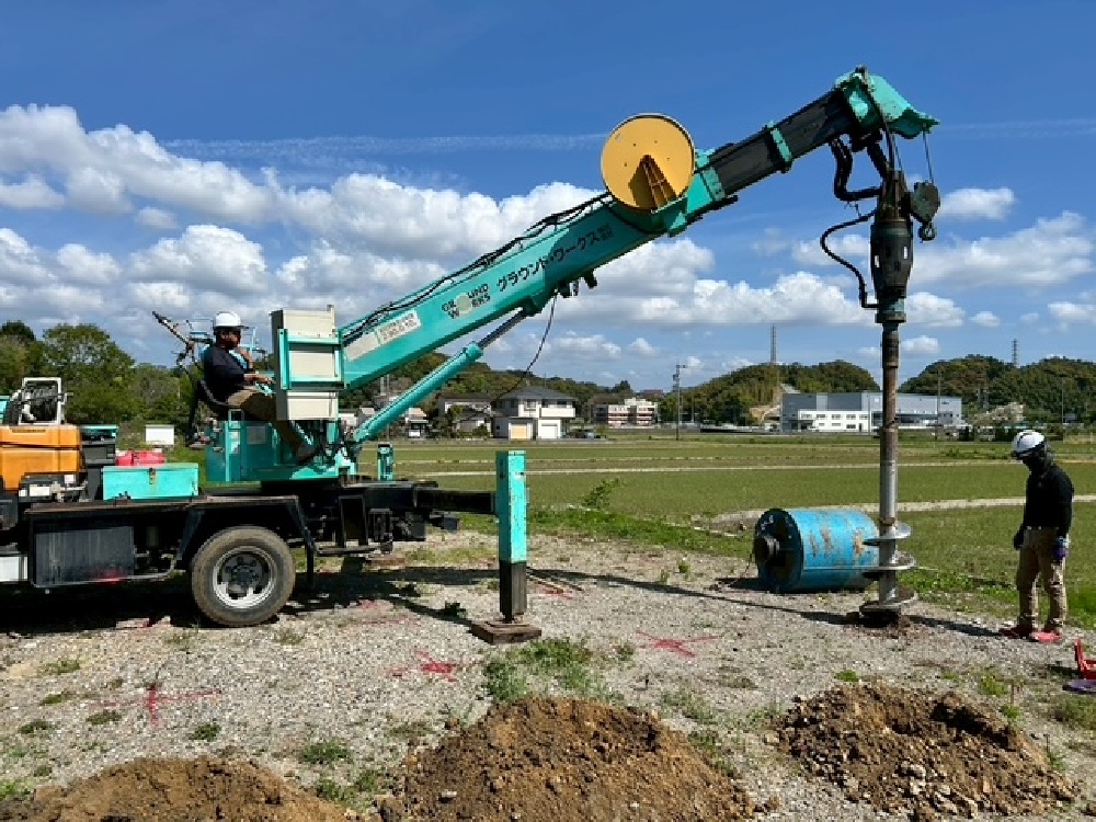 藤枝市水上M様邸地盤補強工事