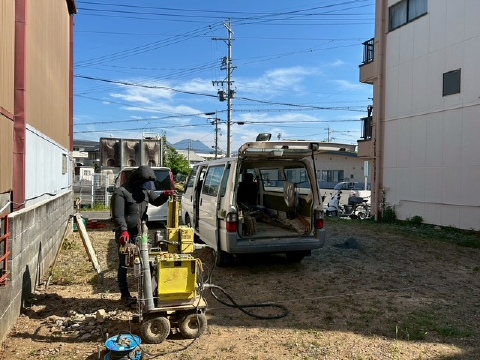 沓谷K様邸地盤調査2