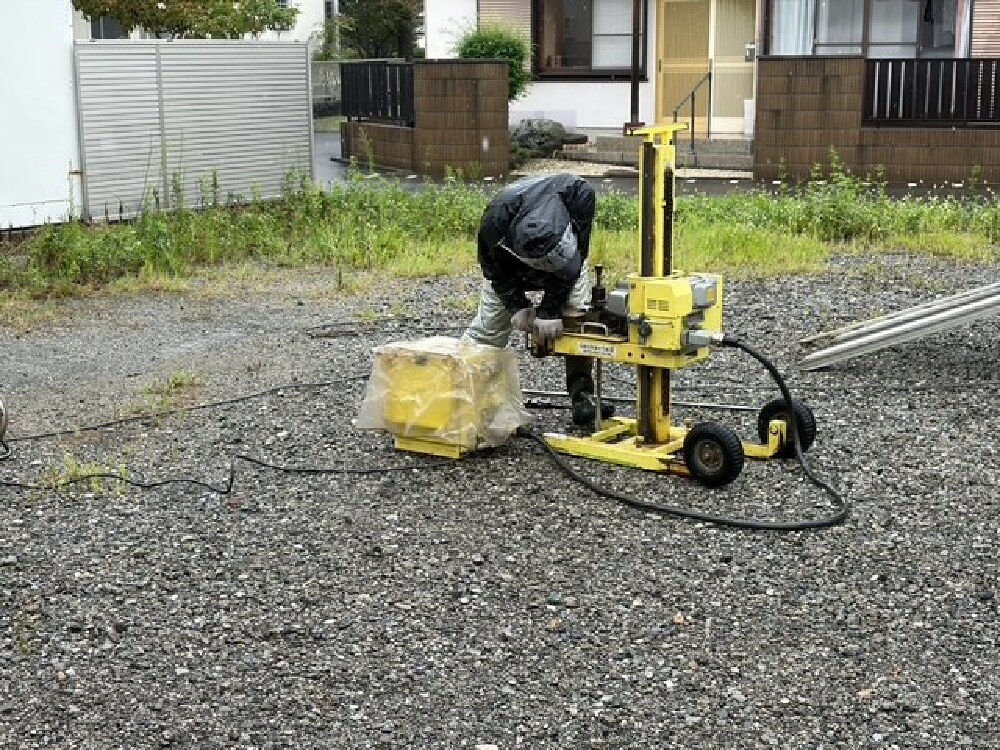 清水区三保I様邸2地盤調査