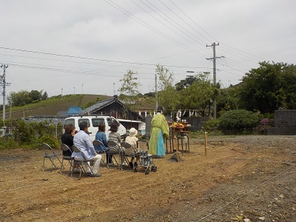 牧之原市坂部K様邸地鎮祭