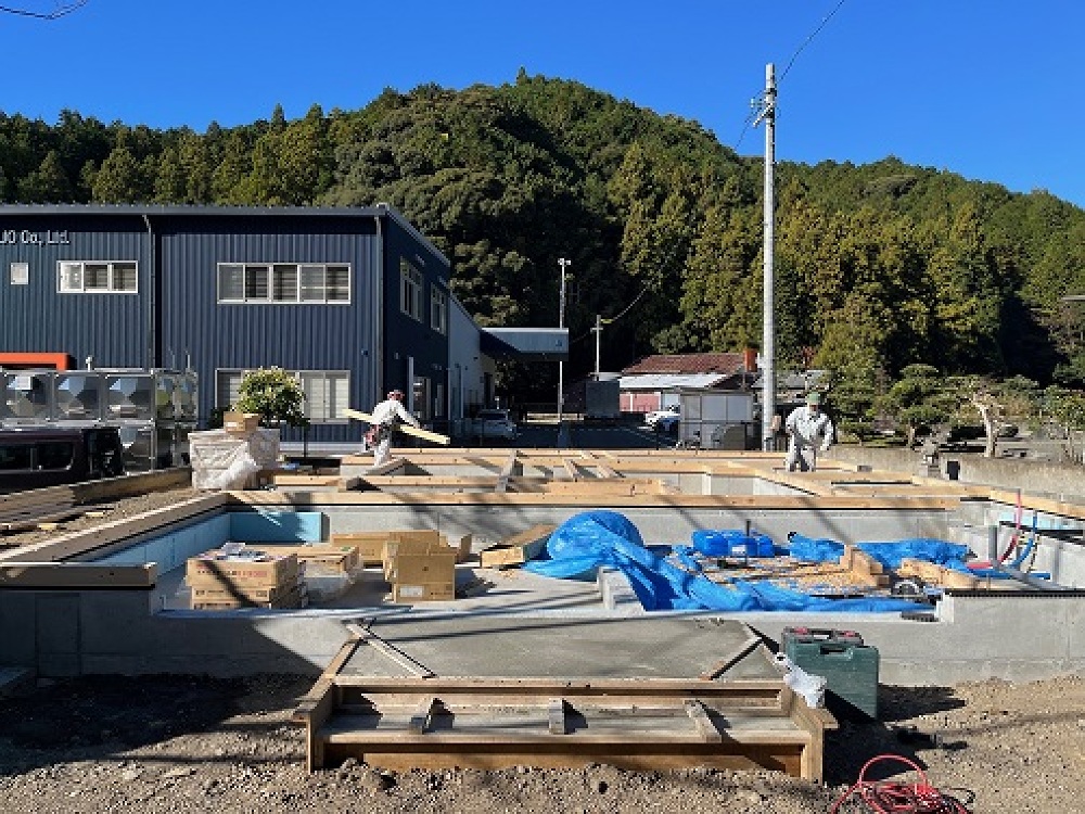 島田市旗指S様邸土台据え