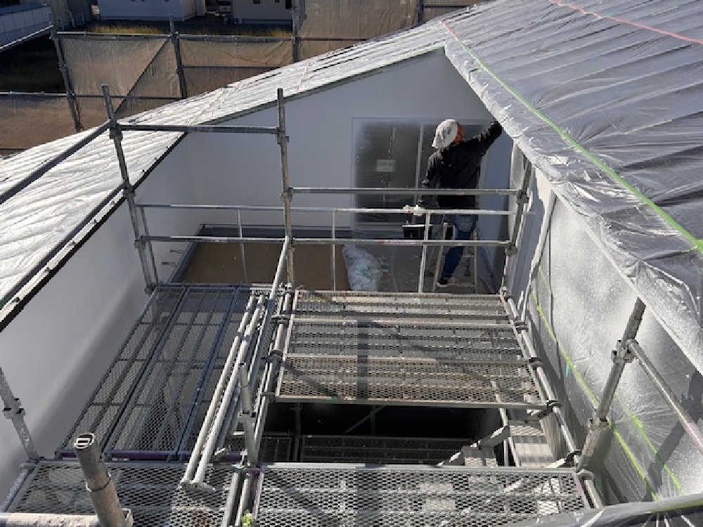 焼津市大村のソラマド外壁塗装工事