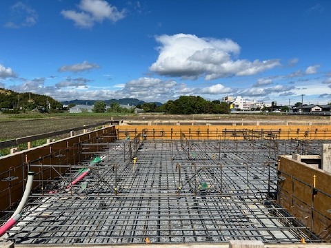 藤枝市水上M様邸基礎配筋
