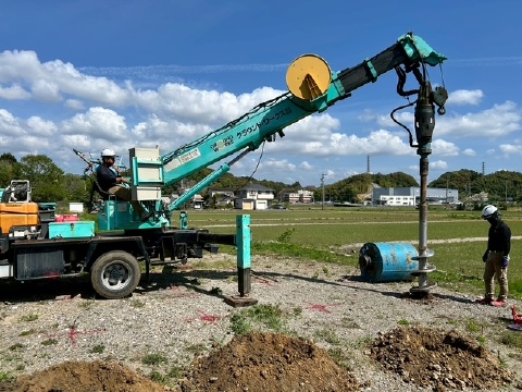 藤枝市水上M様邸地盤補強工事