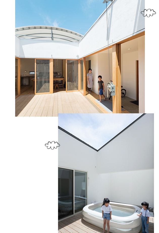 開放感いっぱいの暮らし